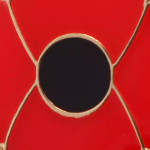  Metal Poppy Badge