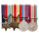  WW2 Africa 4 Replica Medal Group