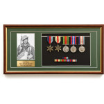  WW2 Africa 4 + Defence Medal Replica Medal Set