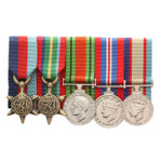  WW2 Pacific 4 + Defence Medal Replica Set