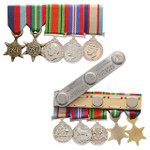  WW2 Pacific 4 + Defence Medal Replica Set