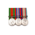 WW2 Pair + Defence Medal WW2 Replica Group