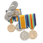  WW1 Pair Replica Medal Group