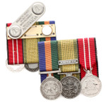  AOSM Border Protection + National Emergency Medal (Bushfires) + ADM Replica Group
