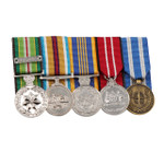  Afghanistan Active Service + DLSM + NATO (ISAF) Medal Set