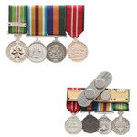  Afghanistan Active Service + Border Protection Replica Medal Group