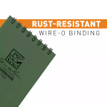  Rite In The Rain No935 Top Spiral 3x5 Notebook Universal Green