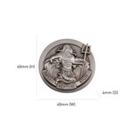  Crossing the Line Shellback Medallion in Blister Pack