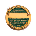  Crossing the Line Emerald Shellback Medallion in Case