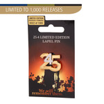  25 4  Limited Edition Lapel Pin