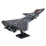  Mb J20 Stealth Aircraft Metal Coating Scale 1:44 1007 Pcs