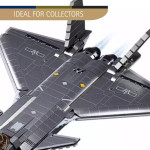  Mb J20 Stealth Aircraft Metal Coating Scale 1:44 1007 Pcs