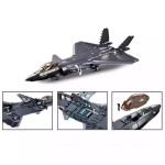  Mb J20 Stealth Aircraft Metal Coating Scale 1:44 1007 Pcs