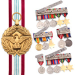  US Defence Meritorious Service Medal - Medal Frame, Full Size, Miniature, Unmounted Medals