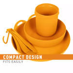  Delta Cutlery Set Orange