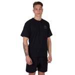  Spring Men Army Tactical Black T-Shirt Short Sleeve