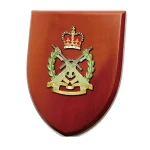 1 RTB Plaque An Exceptional 1st Recruit Training Battalion (1 RTB) Plaque order now. This beautiful plaque features a 100mm full colour enamel crest set on a 200x160mm timber finish shield. Presented in a stylish Image 0 