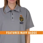 Navy Autumn Polo Image 4 