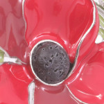  Lava Stone Scented, Poppy and Rosemary Brooch