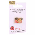  Indigenous Poppy Flag Limited-Edition Lapel Pin