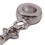  Spinning Propeller Spitfire Silver-plated Charm