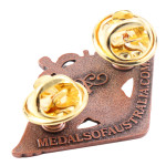  Return from Active Service Badge (QC) with 2 Clutch Pins