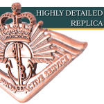  Return from Active Service Badge (QC) with 2 Clutch Pins