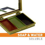  Contact Gear 3 Colour Camouflage Face Paint in Case