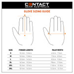  Contact Gear Tan Carbon Fiber Hard Knuckle Tactical Gloves - Tan