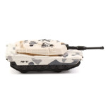  Die Cast Free Wheel Tank- White