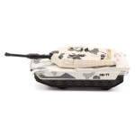  Die Cast Free Wheel Tank- White