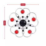  Bohemian Eclectic 1970s Poppy Limited Edition Brooch