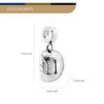  Slouch Hat Silver-plated Charm