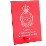 Air Mobility Group (AMG) Nebula Red Glass Award in Gift Box Image 0 