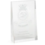  HMAS Coonawarra Glacier Glass Award in Gift Box