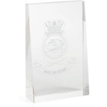  HMAS Coonawarra Glacier Glass Award in Gift Box