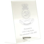 HMAS Coonawarra Essence Glass Award Image 0 