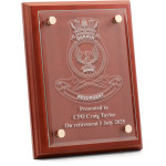 HMAS Darwin Delta Floating Glass Award Image 0 