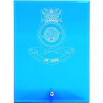 HMAS Harman Nebula Blue Glass Award in Gift Box Image 2 