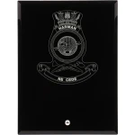 HMAS Harman Nebula Black Glass Award in Gift Box Image 2 