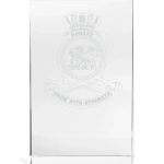 HMAS Hobart (III) Glacier Glass Award in Gift Box Image 2 