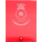 HMAS Kuttabul Nebula Red Glass Award in Gift Box