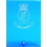 HMAS Leeuwin Nebula Blue Glass Award in Gift Box Image 2 