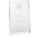 HMAS Parramatta (IV) Glacier Glass Award in Gift Box Image 0 