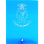  HMAS Perth (III) Nebula Blue Glass Award in Gift Box