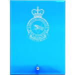  No 114 Mobile Control and Reporting Unit (114MCRU) Nebula Blue Glass Award in Gift Box