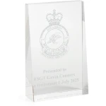 No 17 Squadron (17SQN) Glacier Glass Award in Gift Box Image 0 