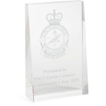 No 2 Flying Training School (2FTS) Glacier Glass Award in Gift Box