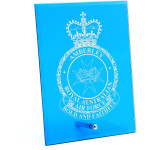  RAAF Base Amberly (RAAFAMB) Nebula Blue Glass Award in Gift Box