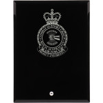  Combat Support Group (CSG) Nebula Black Glass Award in Gift Box